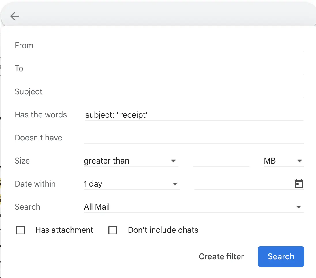 the filters i currently have