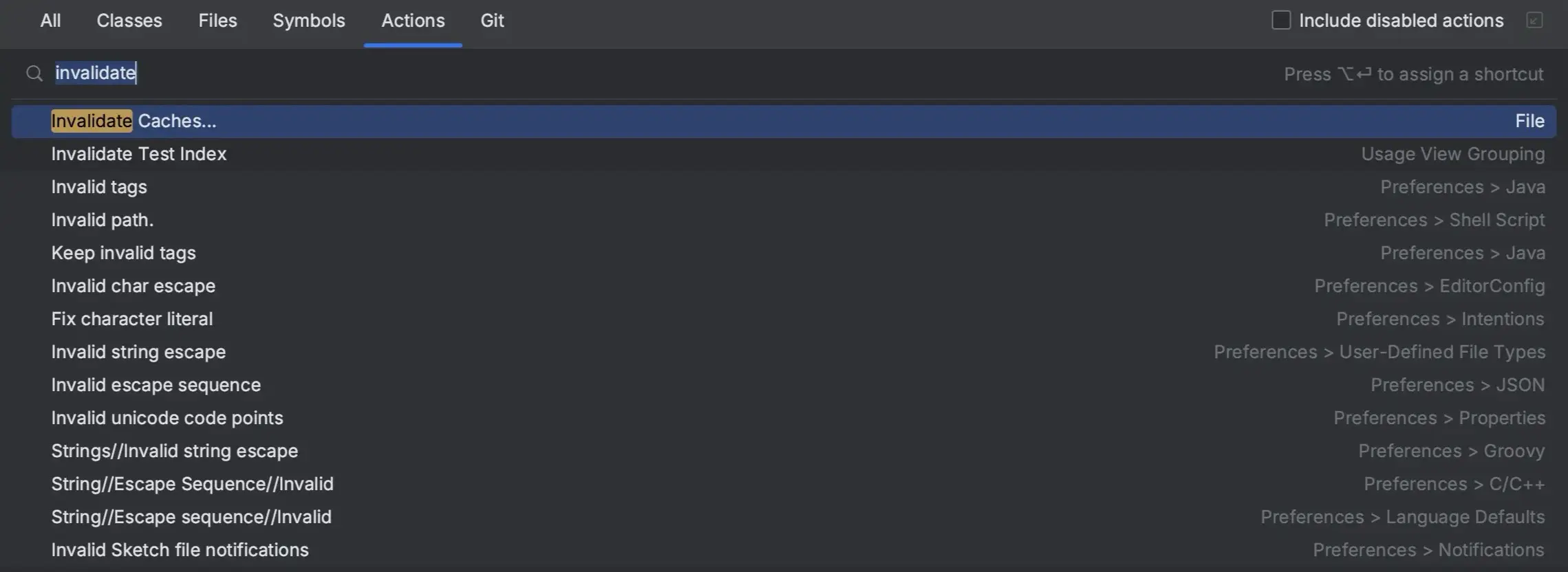 Famous Android Studio option - Invalidate Caches