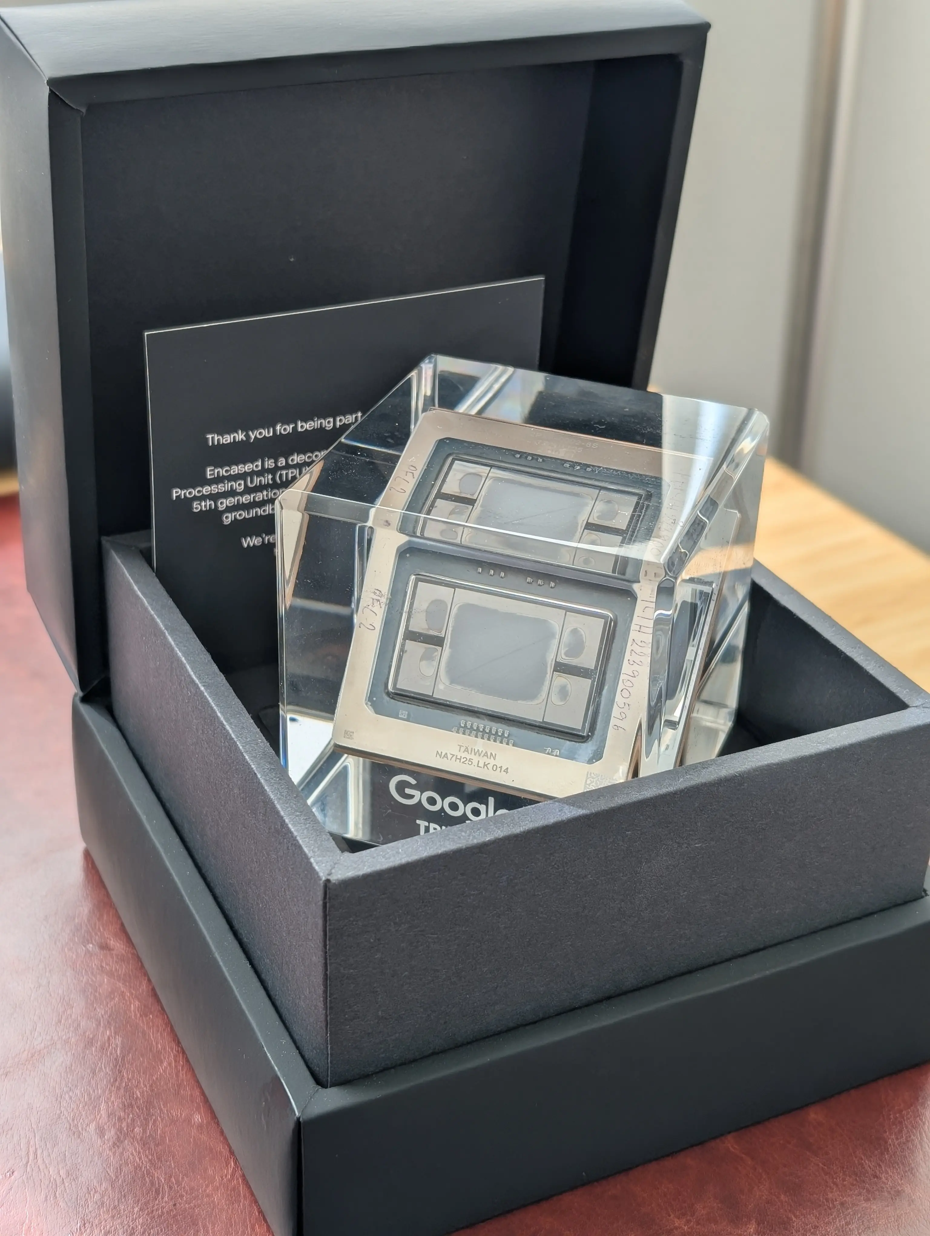 decommissioned TPU v4 that Google used from their 4th/5th gen AI accelerators